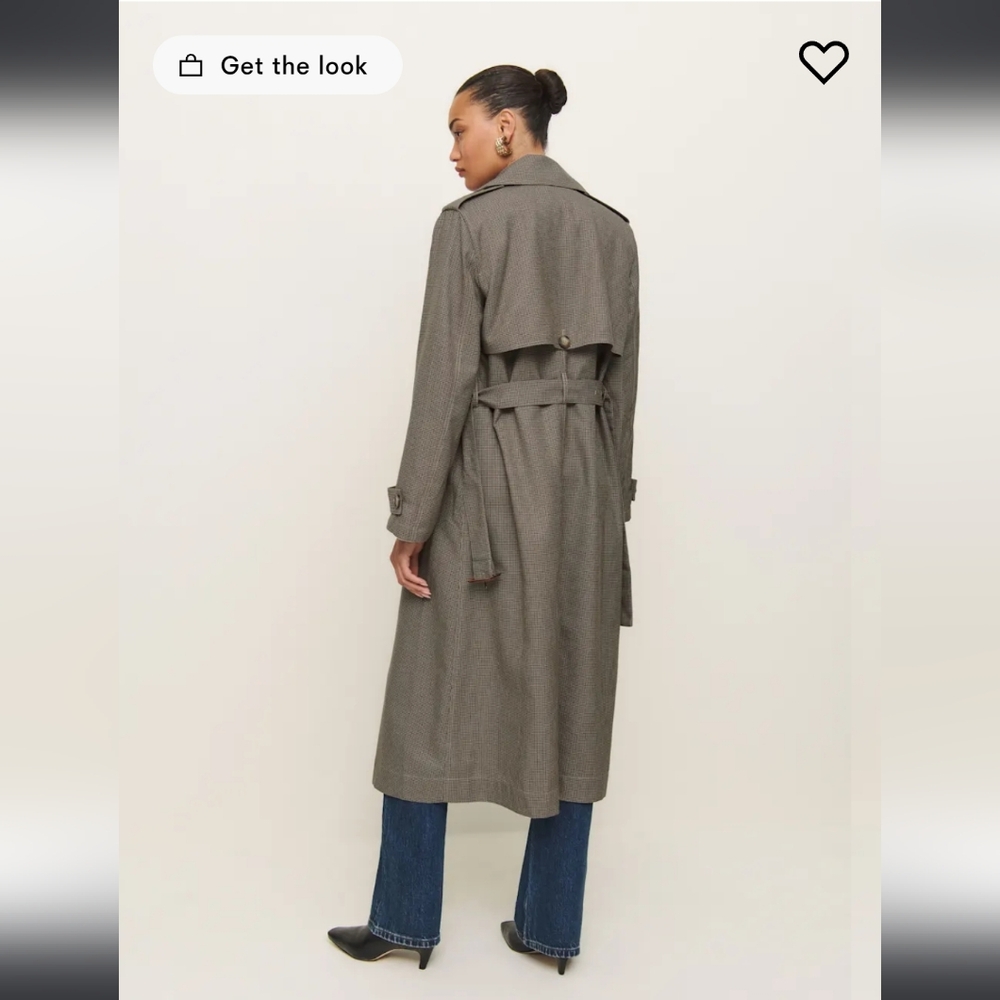 Reformation Matteo Trench Brown - Size XS - Picture 3 of 16